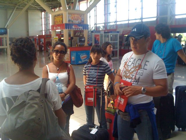 YA DE REGRESO EN EL AEROPUERTO JOSE MARTÍ EN LA HABANA